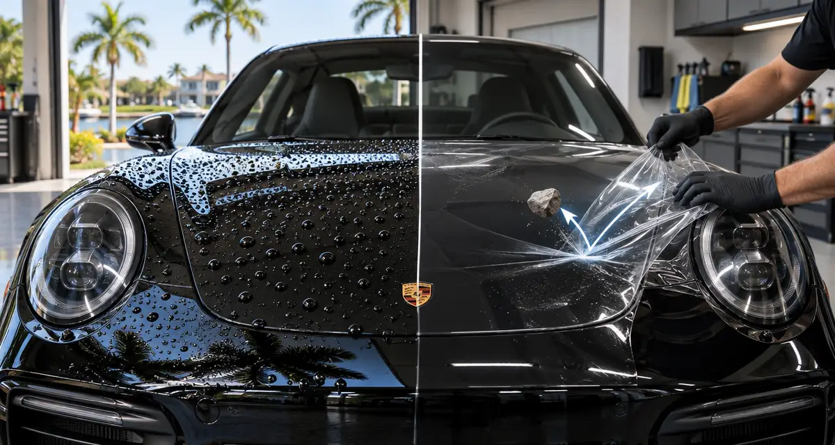 Ceramic Coating or Paint Protection Film: Which Is Right for Your Car in Naples?